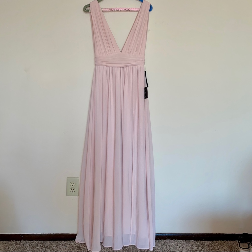 Lulu’s Light Pink Formal Dress